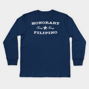Honorary Filipino Kids Long Sleeve T-Shirt